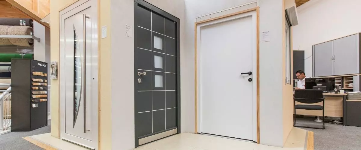 Innentüren und Haustüren in der Ausstellung in Bretten von Wertheimer