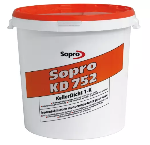 Sopro KD 752 KellerDicht 1-K-Bitumen-Dickbeschichtung 11 l